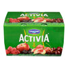Danone Activia Probiotic Yogurt Raspberry, Apples and Blackberries, Strawberry and Rhubarb, 100 g