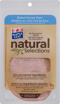 Maple Leaf Baked Honey Ham, 175 g