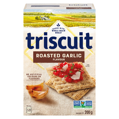 TRISCUIT Roasted Garlic Crackers 200g
