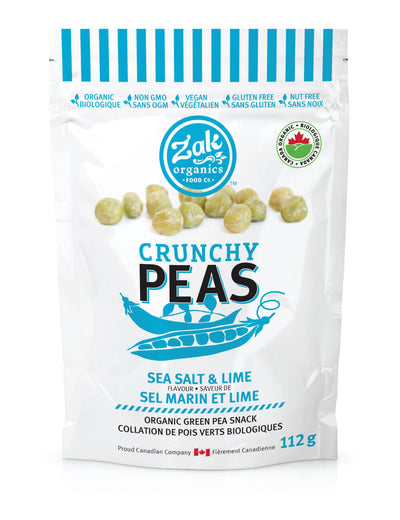 Zak Sea Salt & Lime Crunchy Peas, 112 g