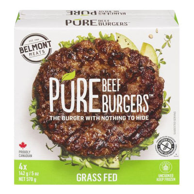 BELMONT MEATS Beef Burgers 570g