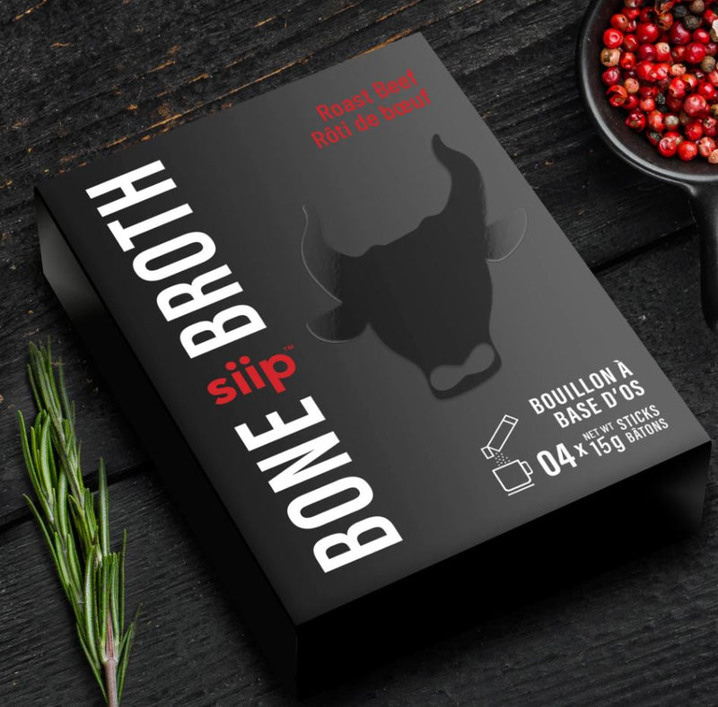 Siip Roast Beef Bone Broth, 15 g, 4 ct
