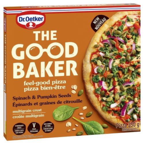 Dr. Oetker The Good Baker Vegan Spinach & Pumpkin Seeds Multigrain Crust, 350 g