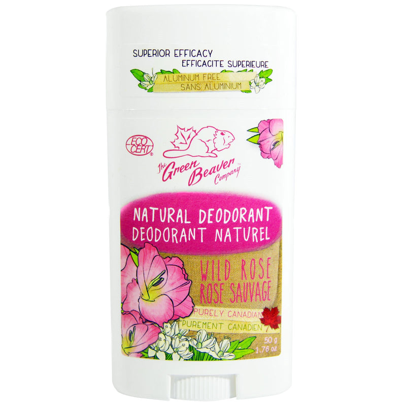 The Green Beaver Company Wild Rose Natural Deodorant, 50 g