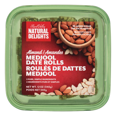 NATURAL Delights Date Rolls Almond 340g