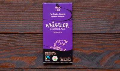 WHISTLER Organic Milk Chocolate 80g