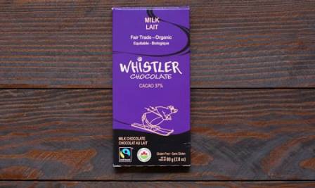 WHISTLER Organic Milk Chocolate 80g