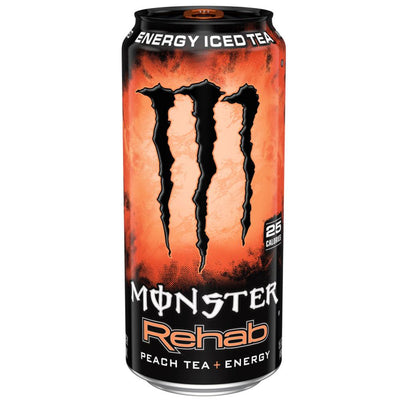 Monster Rehab Peach Tea Energy Drink, 458 mL
