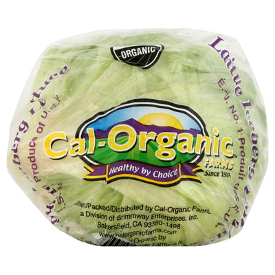 Cal-Organic Farms Organic Iceberg Lettuce, 1 head