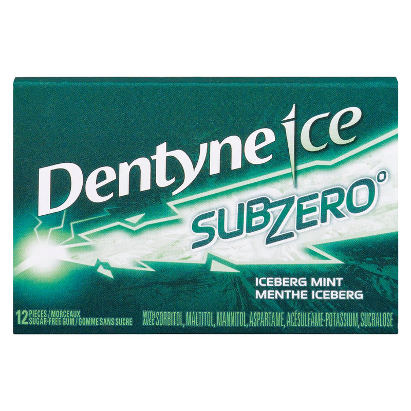DENTYNE Ice Iceberg Mint Sugar-Free Gum 12 Pieces