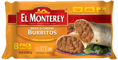 El Monterey Bean & Cheese Burritos, 907 g