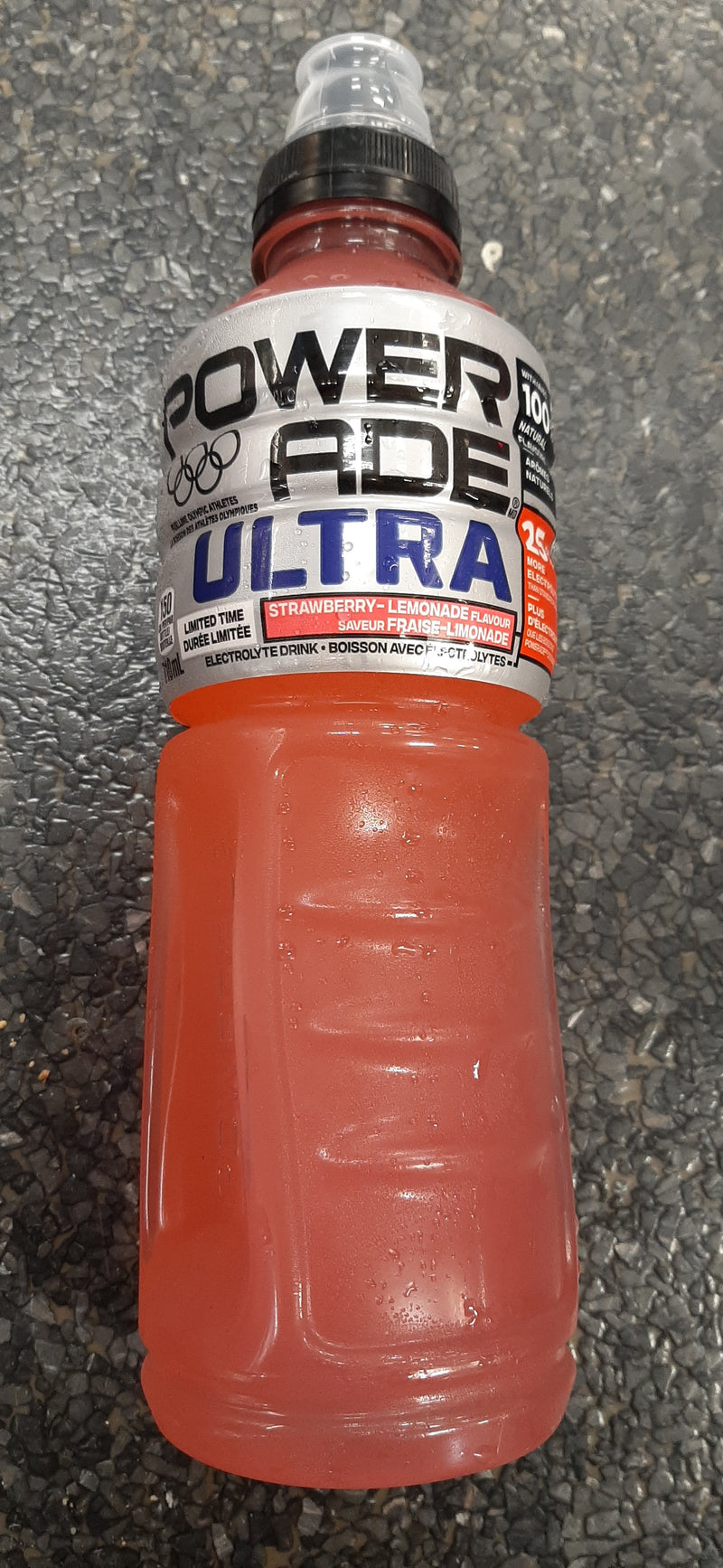 Powerade Ultra Strawberry Lemonade Sports Drink, 710 mL