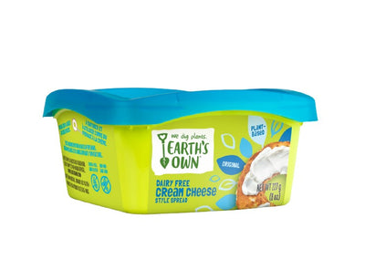 Earth’s Own Plant Based Dairy Free Gluten Free Cream Cheese Style Spread, 227 g