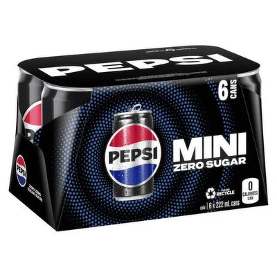 PEPSI Zero Sugar Cola 355ml 6 Pack
