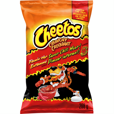 CHEETOS CRUNCHY FLAMING HOT CH 268 g