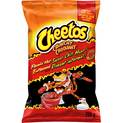 CHEETOS CRUNCHY FLAMING HOT CH 268 g