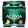 ACTIVA Peach/Strawberry Fat Free Yogurt 100g x 8
