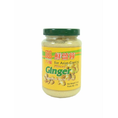 SIX FORTUNE Minced Ginger 210g