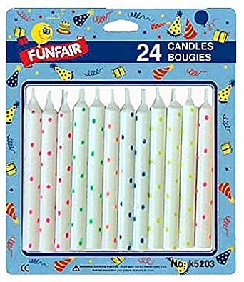 FUNFAIR Birthday Candles