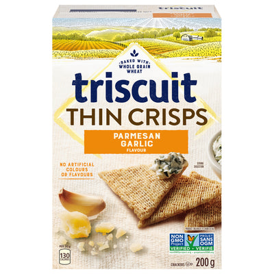 CHRISTIE Triscuit Thin Crisps Parmesan Garlic 200g
