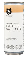 Two Bears Vanilla Coffee Frothed Oat Latte, 207 mL