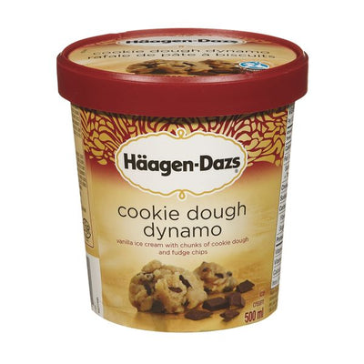 HAAGEN DAZS Cookie Dough Dynamo Ice Cream 500ml
