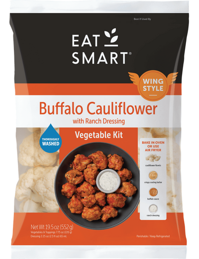 Eat Smart Buffalo Cauliflower With Ranch Dressing Vegetable Kit, 553 g