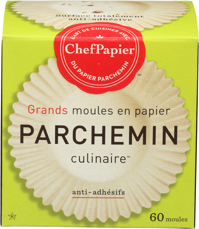 PaperChef Nonstick Large Baking Cups, 60 cups