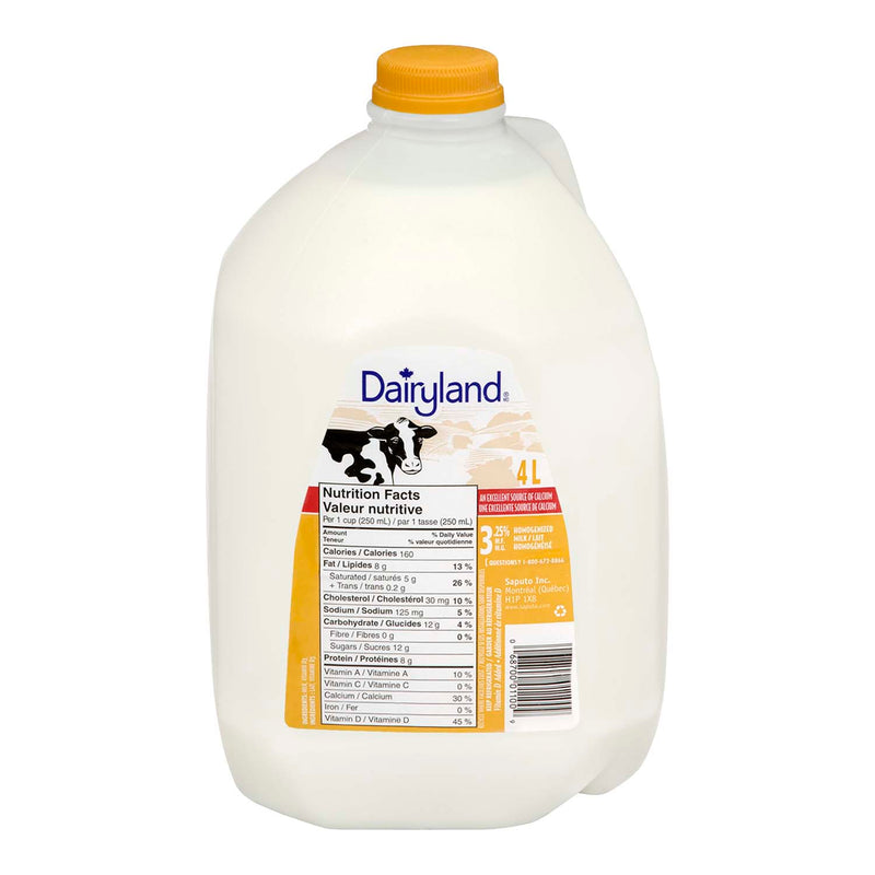 DAIRYLAND Whole Milk 4L
