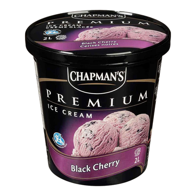 Chapman's Black Cherry Ice Cream, 2 l