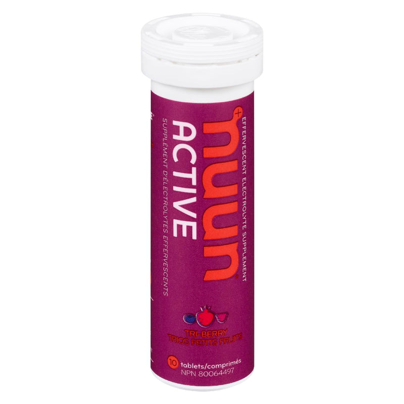 NUUN Active Tri-Berry Flavour Dietary Supplement Tablets 10's
