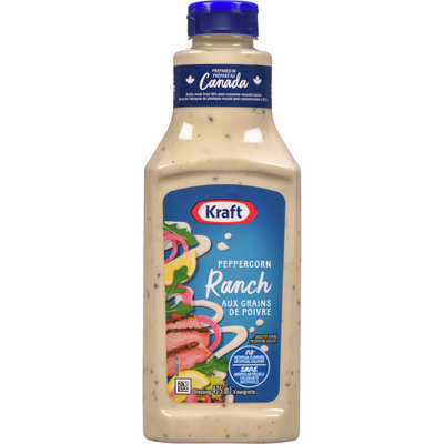Kraft Peppercorn Ranch Dressing, 425 ml