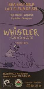 WHISTLER SEA SALT MILK CHOCLOL 80 g