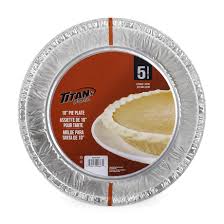 TITAN FOIL 10PIE PLATES 5PACK 1 EA