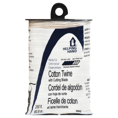 Helping Hand Cotton with Cutting Blade Twine, 200 ft