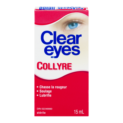 CLEAR EYES Collyre Eye Drops 15ml