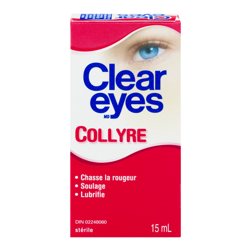 CLEAR EYES Collyre Eye Drops 15ml