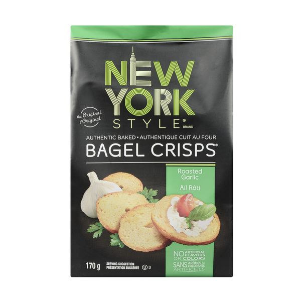 NEW YORK STYLE Bagel Crisps Roasted Garlic 170g