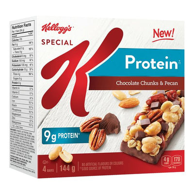 Special k Protein Chocolate Chunks & Pecan Granola Bars, 144 g