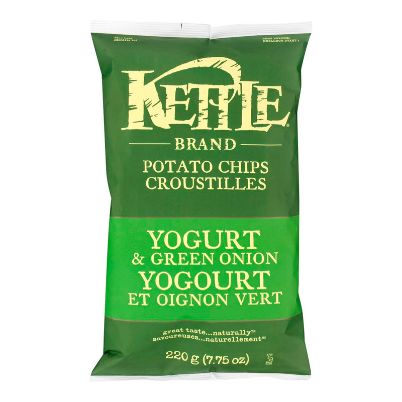 KETTLE Yogurt and Green Onion Chips 220g