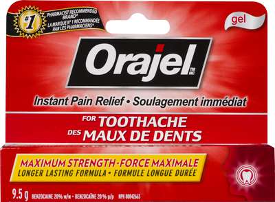 Orajel Instant Pain Relief For Toothaches, 9.5 g