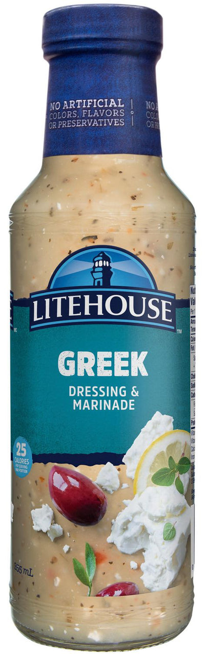 Litehouse Greek Dressing & Marinage, 355 mL