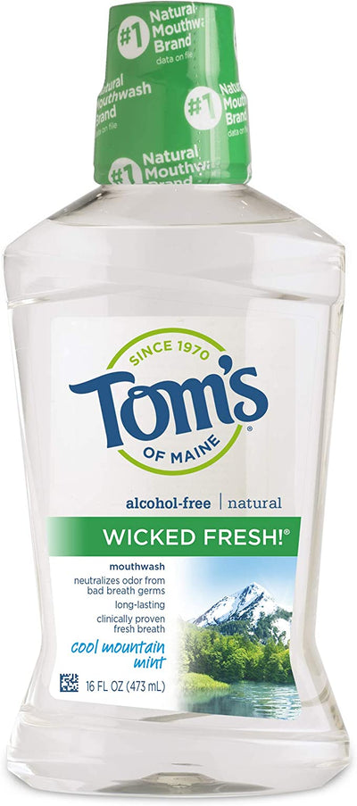 TOM'S Cool Mountain Mint Mouthwash 85 ml