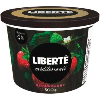 Liberte Mediterranean Strawberry Yogurt, 500 g