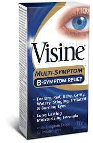 Visine Multi-Symptom Eye Drops, 15 mL