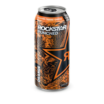 Rockstar Punched Orange Energy Drink, 473 mL