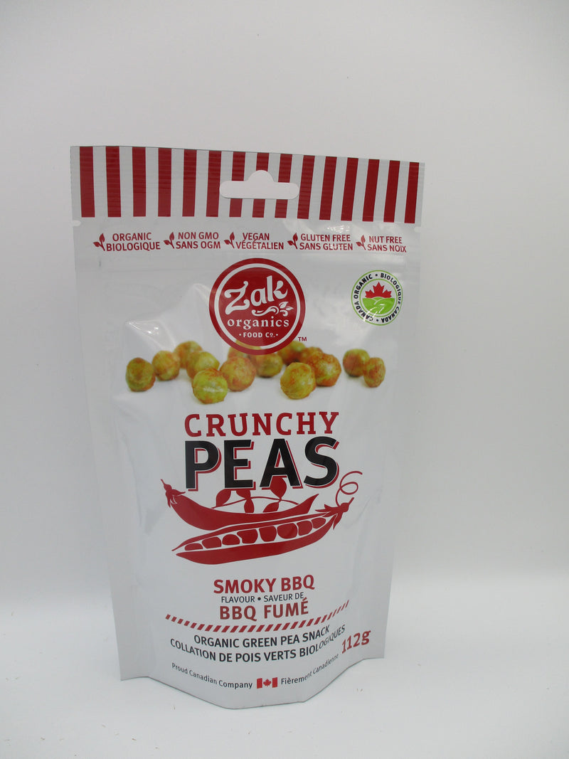 Zacs Smoky BBQ Crunchy Peas, 112 g