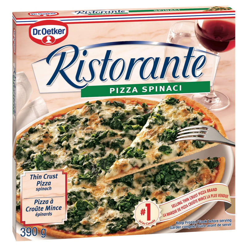 DR. OETKER Ristoranti Pizza Spinaci Thin Crust Pizza 390g