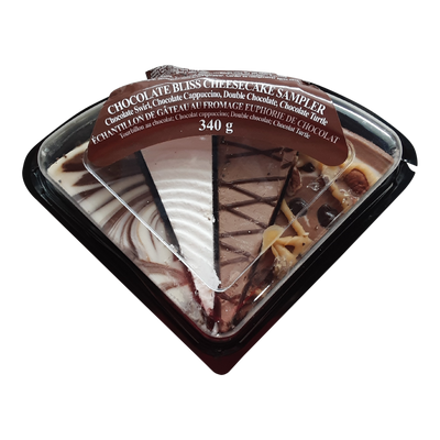 USDA Produce, Chocolate Bliss Cheesecake Sampler, 340 g