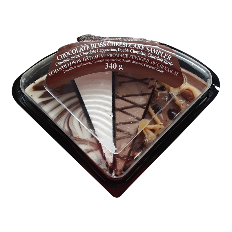 USDA Produce, Chocolate Bliss Cheesecake Sampler, 340 g